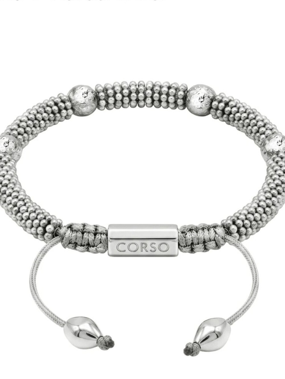 NWT! CORSO KARESI BRACELET - SILVER - SIZE MEDIUM